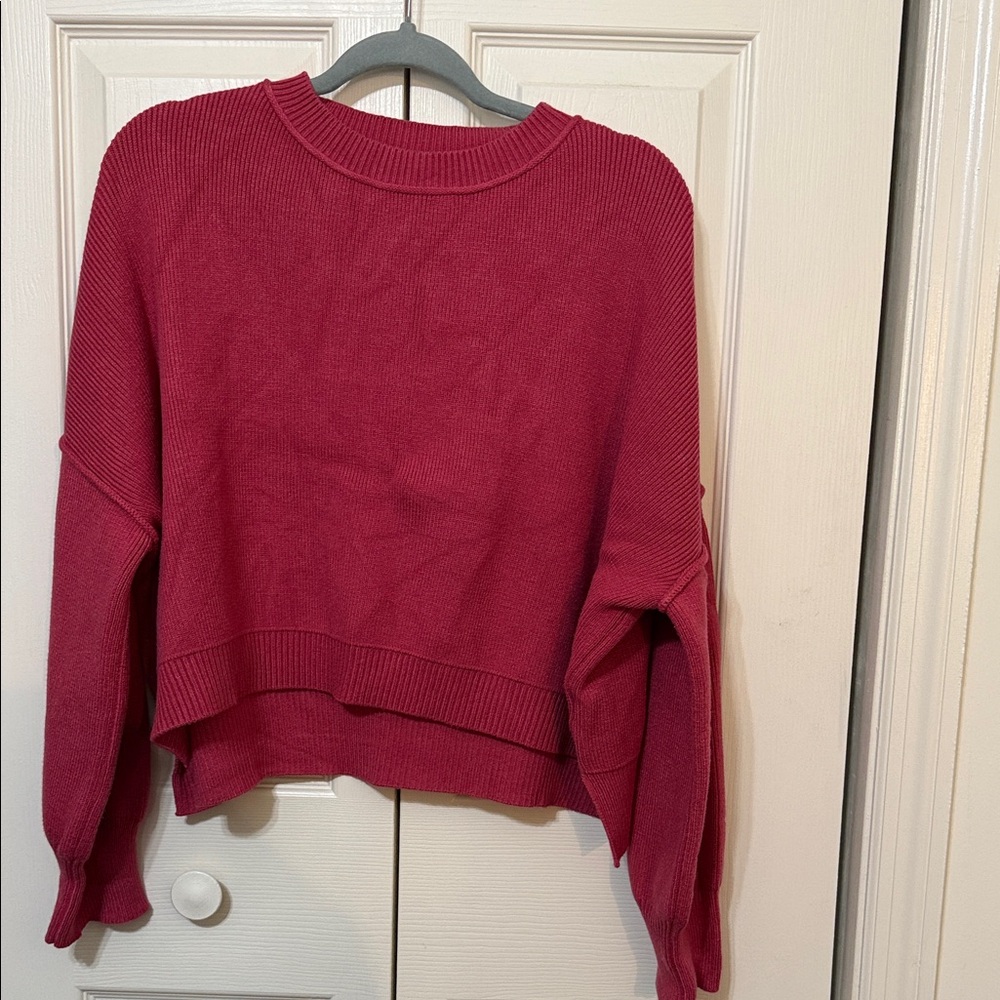 Wishlist Cherry Red Knit Top